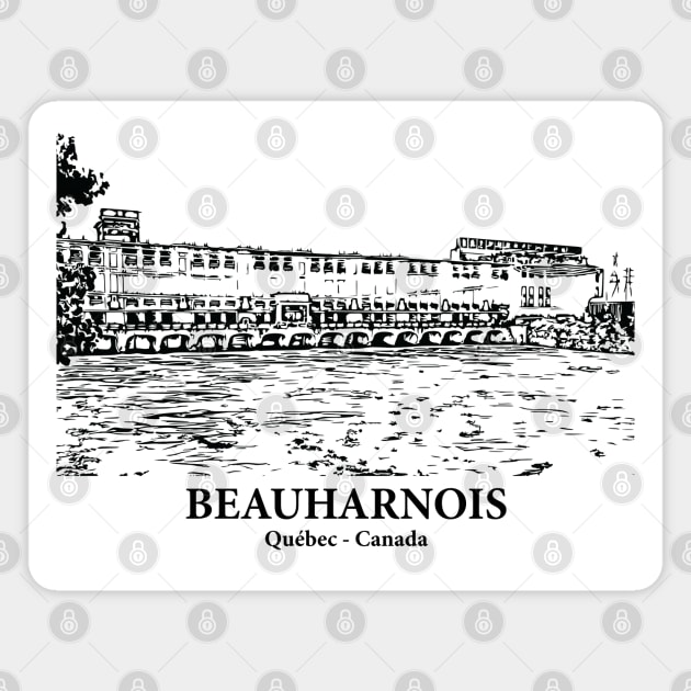 Beauharnois - Québec Magnet by Lakeric